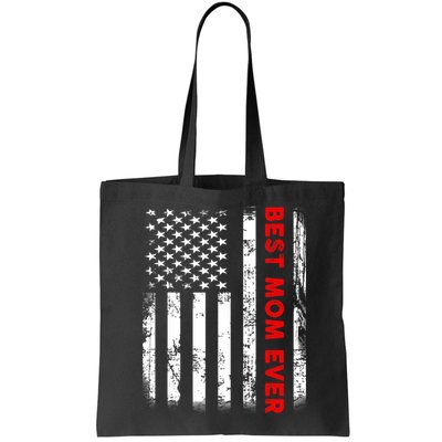 Best Mom Ever US American Flag Graphic Tee Mothers Day Bag