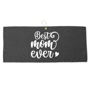 Best Mom Ever Mother's Day Gift Large Microfiber Waffle Golf Towel