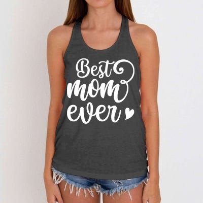 Best Mom Ever Mother's Day Gift Women's Knotted Racerback Tank