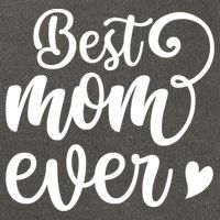 Best Mom Ever Mother's Day Gift Cotton Canvas Backpack