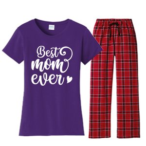 Best Mom Ever Mother's Day Gift Women's Flannel Pajama Set