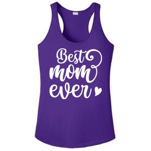 Best Mom Ever Mother's Day Gift Ladies PosiCharge Competitor Racerback Tank