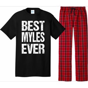 Best Myles Ever Personalized Name Custom Nickname Family Gift Pajama Set