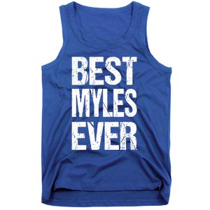 Best Myles Ever Personalized Name Custom Nickname Family Gift Tank Top