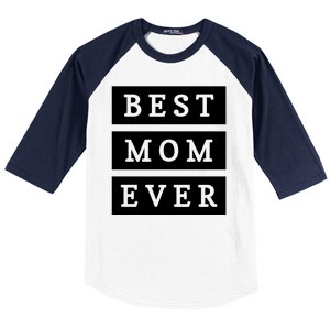 Best Mom Ever Gift For Mothers Day Baseball Sleeve Shirt