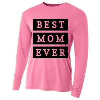 Best Mom Ever Gift For Mothers Day Cooling Performance Long Sleeve Crew