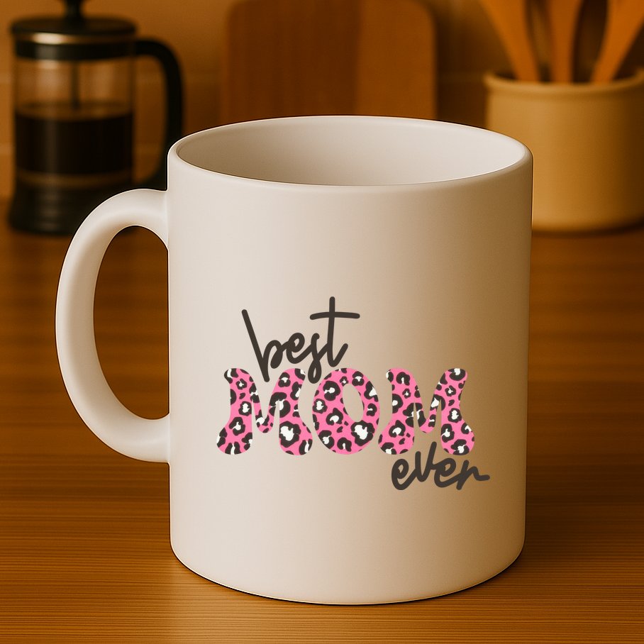 Best Mom Ever Cheetah Print Cute Gift Mug