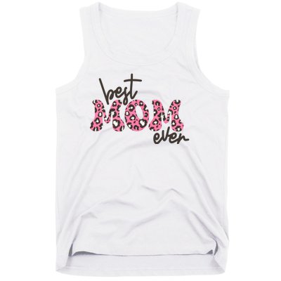 Best Mom Ever Cheetah Print Cute Gift Tank Top