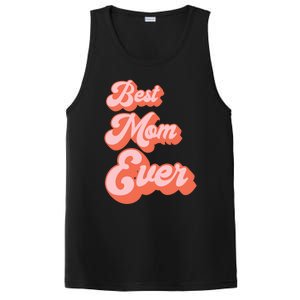 Best Mom Ever Retro Cute Pink For The Best Mom In The World Meaningful Gift PosiCharge Competitor Tank