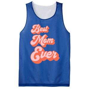 Best Mom Ever Retro Cute Pink For The Best Mom In The World Meaningful Gift Mesh Reversible Basketball Jersey Tank