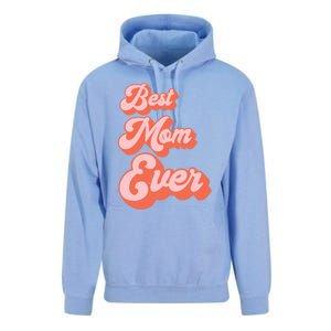 Best Mom Ever Retro Cute Pink For The Best Mom In The World Meaningful Gift Unisex Surf Hoodie