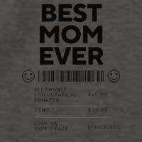 Best Mom Ever Awesome Mothers Day Gift Vector Backpack