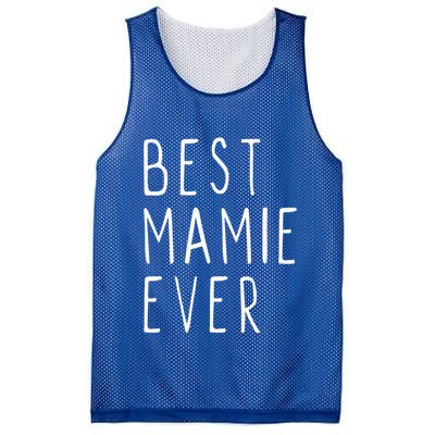 Best Mamie Ever Family Funny Cool Cute Gift Mesh Reversible Basketball Jersey Tank