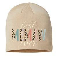 Best Memaw Ever Gifts Leopard Print Mothers Day Sustainable Beanie