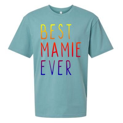 Best Mamie Ever Family Funny Cool Gift Sueded Cloud Jersey T-Shirt