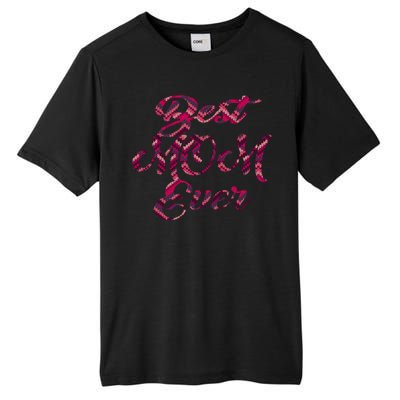 Best Mom Ever Mothers Day Stitches Pattern Design Gift Tall Fusion ChromaSoft Performance T-Shirt