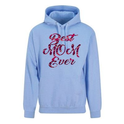 Best Mom Ever Mothers Day Stitches Pattern Design Gift Unisex Surf Hoodie