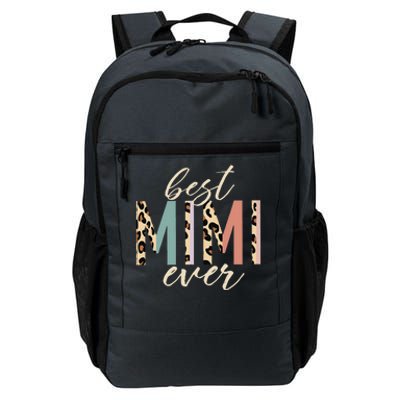 Best Mimi Ever Gifts Leopard Print Mothers Day Daily Commute Backpack