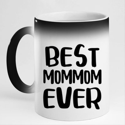 Best Mommom Ever Gift Mother's Day Meaningful Gift 11oz Black Color Changing Mug