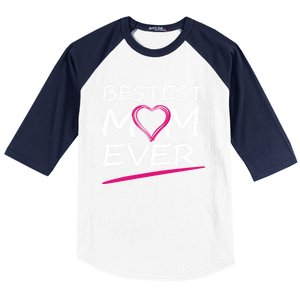 Bestest Mom Ever Love Your Mother Cool Gift Baseball Sleeve Shirt