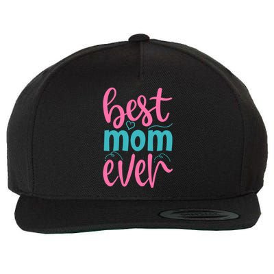 Best Mom Ever Cute Mother's Day Gift Wool Snapback Cap