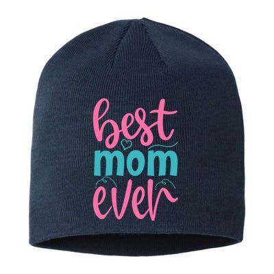 Best Mom Ever Cute Mother's Day Gift Sustainable Beanie