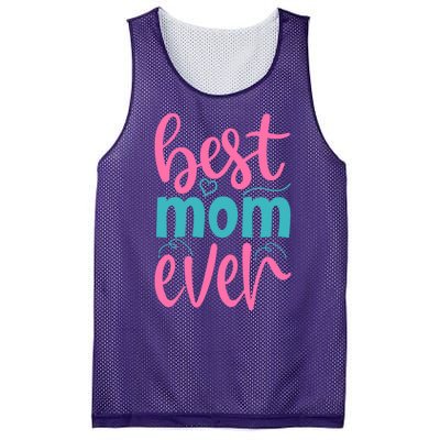 Best Mom Ever Cute Mother's Day Gift Mesh Reversible Basketball Jersey Tank