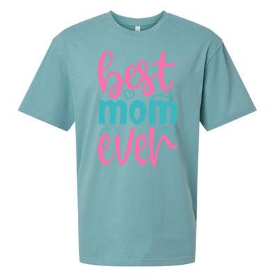 Best Mom Ever Cute Mother's Day Gift Sueded Cloud Jersey T-Shirt