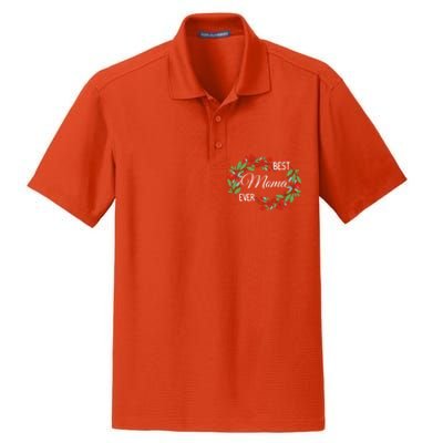 Best Moma Ever Mommy Mother's Day Flowers Gift Dry Zone Grid Polo