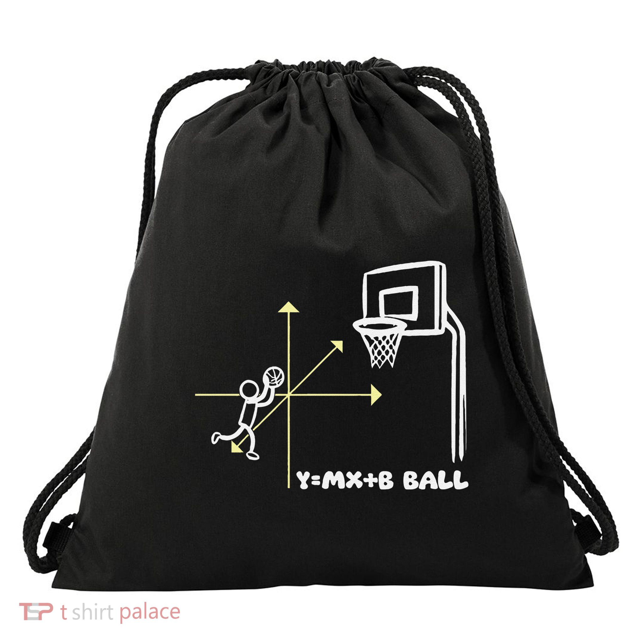 Basketball Math Equation Sports Number Physics Formula Drawstring Bag