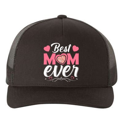 Best Mom Ever Yupoong Adult 5-Panel Trucker Hat