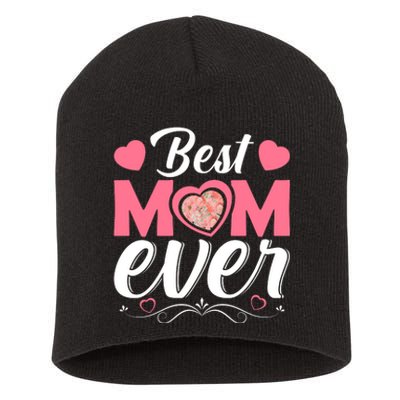 Best Mom Ever Short Acrylic Beanie