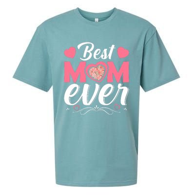 Best Mom Ever Sueded Cloud Jersey T-Shirt