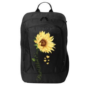 Best Mom Ever Sunflower Cute Mothers Day City Backpack