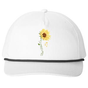 Best Mom Ever Sunflower Cute Mothers Day Snapback Five-Panel Rope Hat