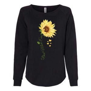 Best Mom Ever Sunflower Cute Mothers Day Womens California Wash Sweatshirt