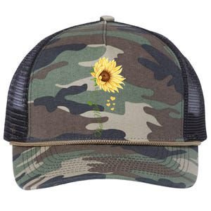 Best Mom Ever Sunflower Cute Mothers Day Retro Rope Trucker Hat Cap