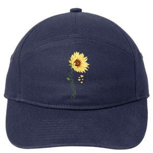 Best Mom Ever Sunflower Cute Mothers Day 7-Panel Snapback Hat