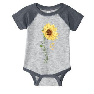 Best Mom Ever Sunflower Cute Mothers Day Infant Baby Jersey Bodysuit