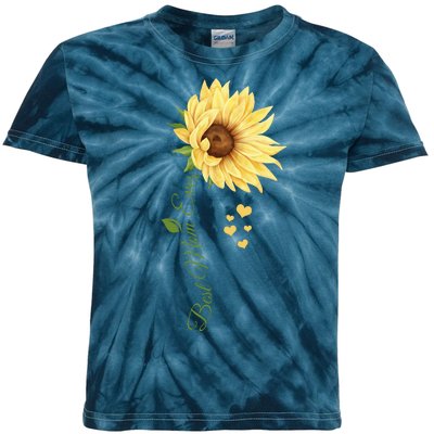 Best Mom Ever Sunflower Cute Mothers Day Kids Tie-Dye T-Shirt