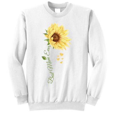 Best Mom Ever Sunflower Cute Mothers Day Sweatshirt