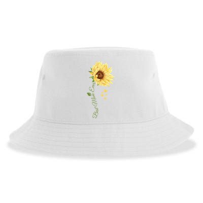 Best Mom Ever Sunflower Cute Mothers Day Sustainable Bucket Hat