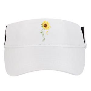 Best Mom Ever Sunflower Cute Mothers Day Adult Drive Performance Visor