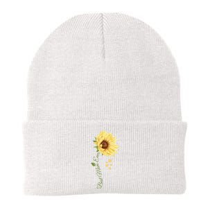 Best Mom Ever Sunflower Cute Mothers Day Knit Cap Winter Beanie