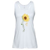 Best Mom Ever Sunflower Cute Mothers Day Ladies Essential Flowy Tank