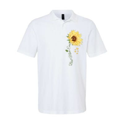 Best Mom Ever Sunflower Cute Mothers Day Softstyle Adult Sport Polo