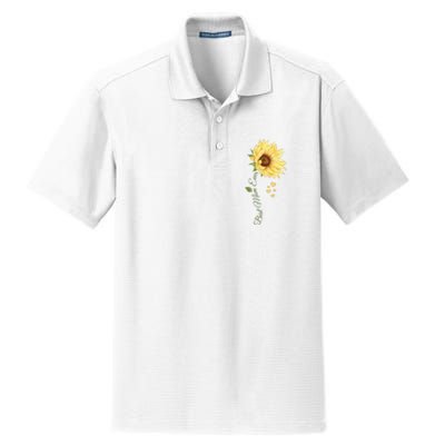 Best Mom Ever Sunflower Cute Mothers Day Dry Zone Grid Polo