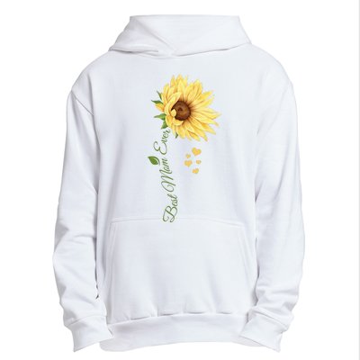 Best Mom Ever Sunflower Cute Mothers Day Urban Pullover Hoodie