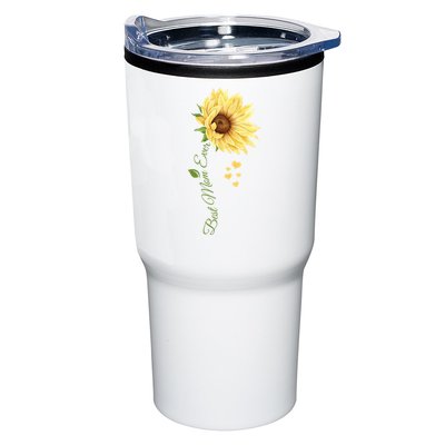 Best Mom Ever Sunflower Cute Mothers Day Tumbler