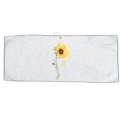 Best Mom Ever Sunflower Cute Mothers Day Large Microfiber Waffle Golf Towel